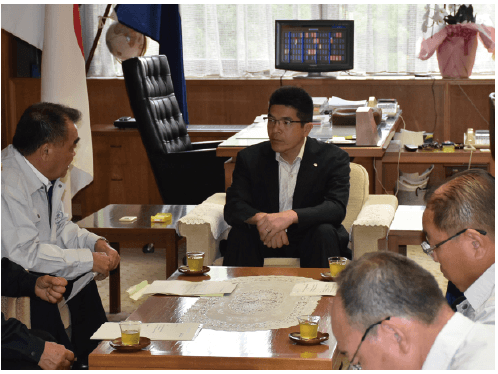 JA福岡中央会からの要望 （議長室にて）