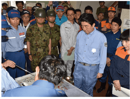 九州北部豪雨　安倍首相へ状況説明