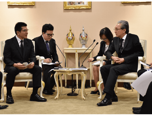 タイ副首相と会談